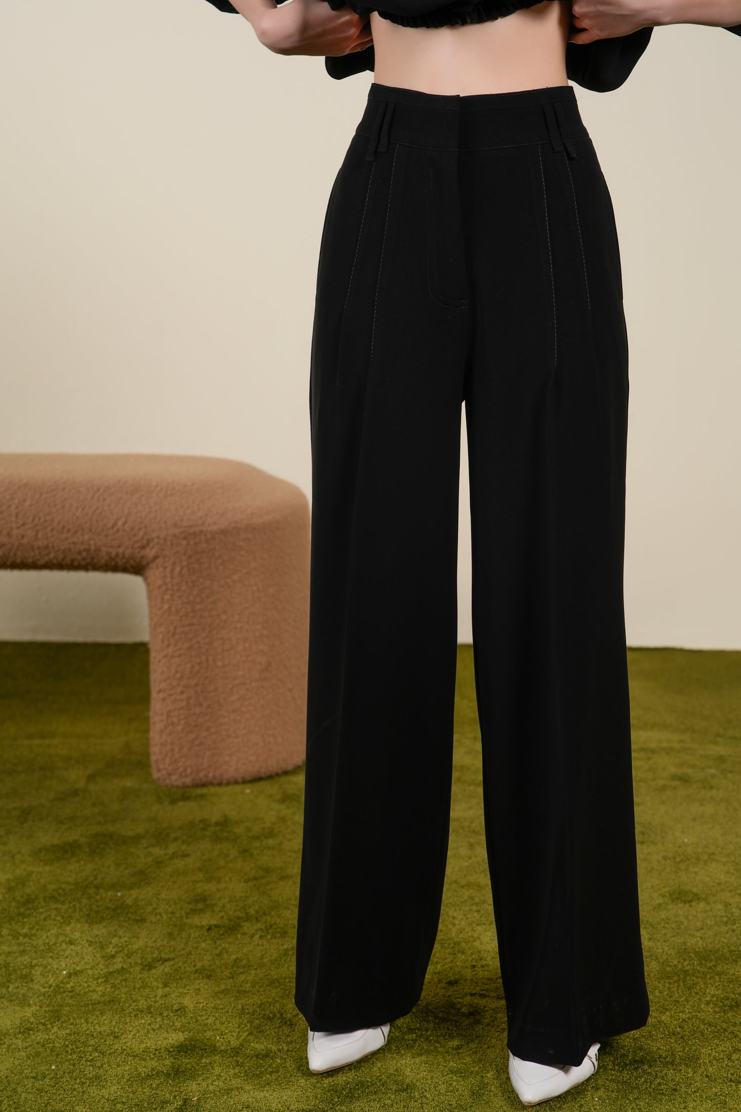 MIDNIGHT WIDE LEG PANTS