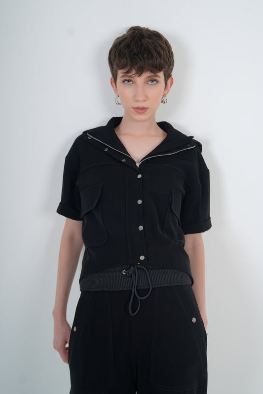 Noir Overshirt with Joggers