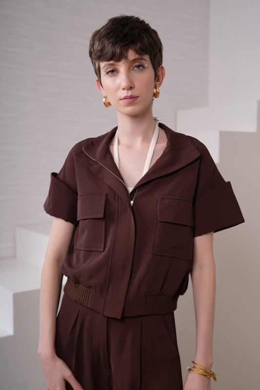 Cocoa Overshirt with Pants