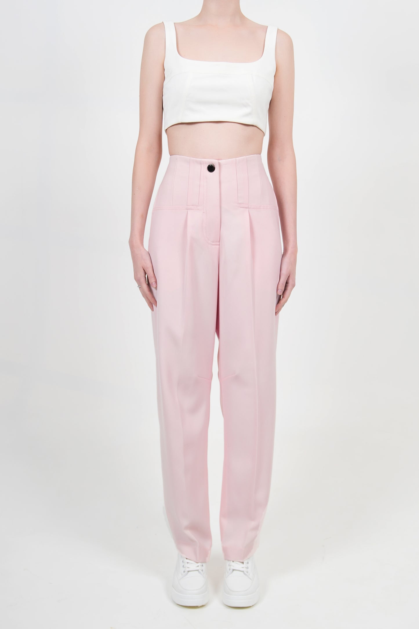 ROSE BARREL LEG PANTS