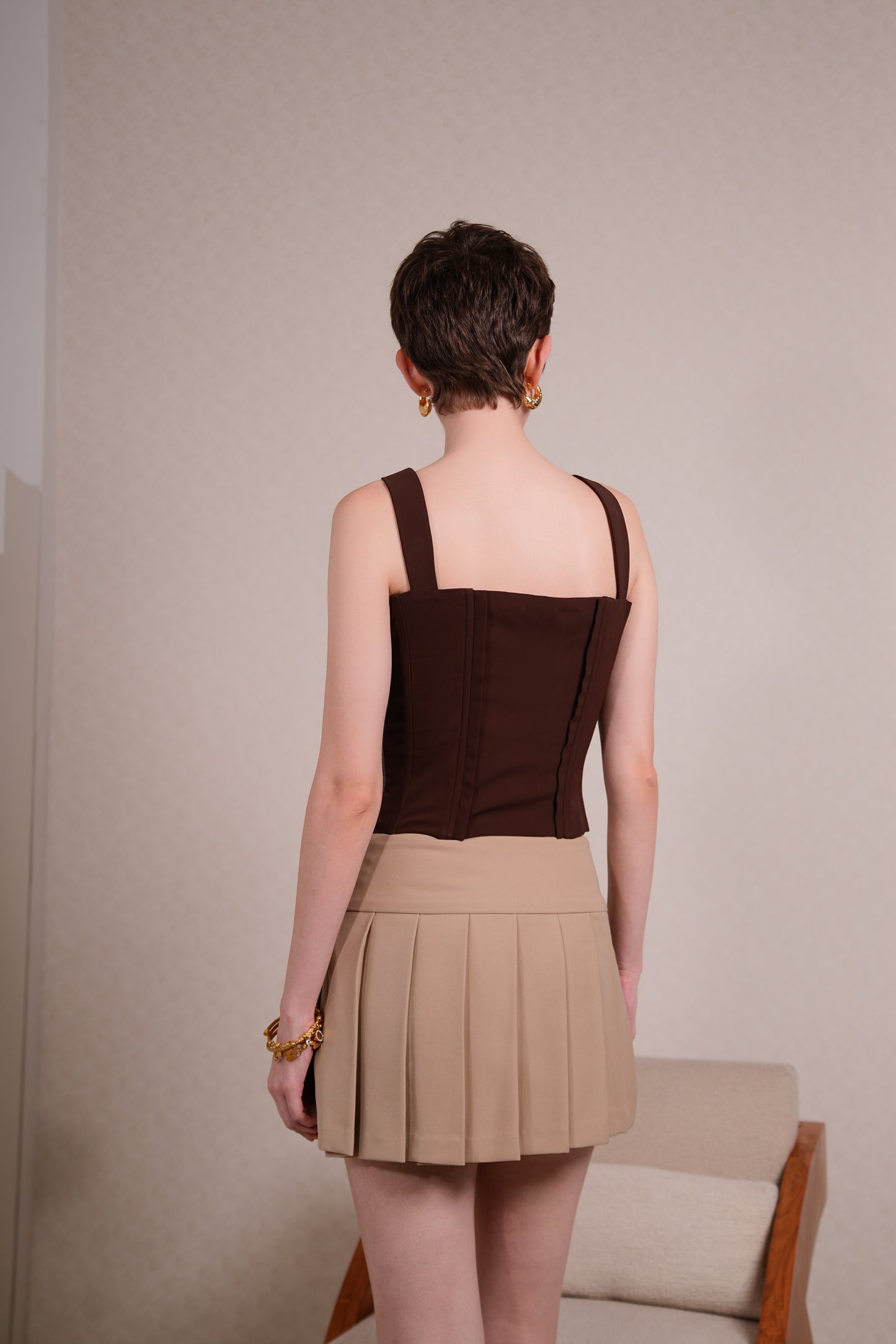 COCOA CUTOUT CORSET