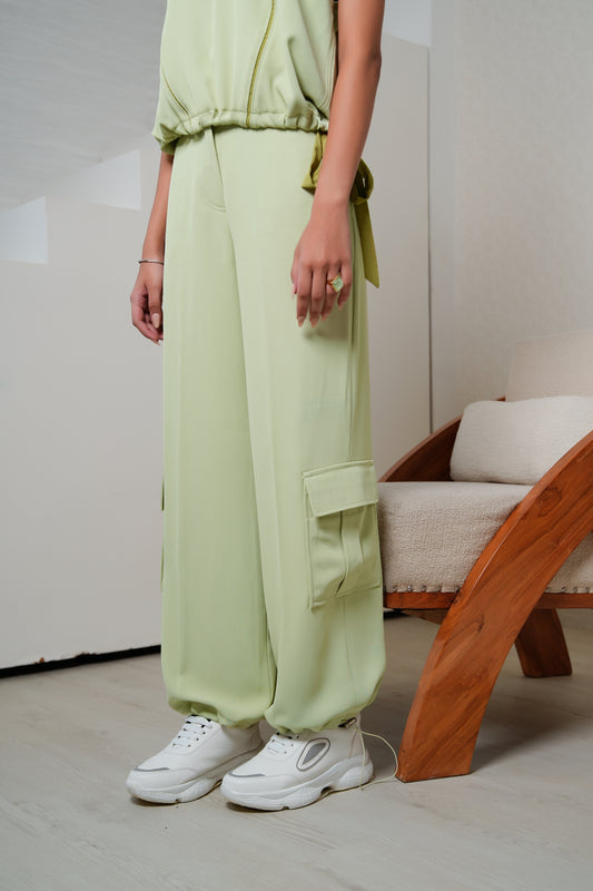 LIME OVERSIZED JOGGERS