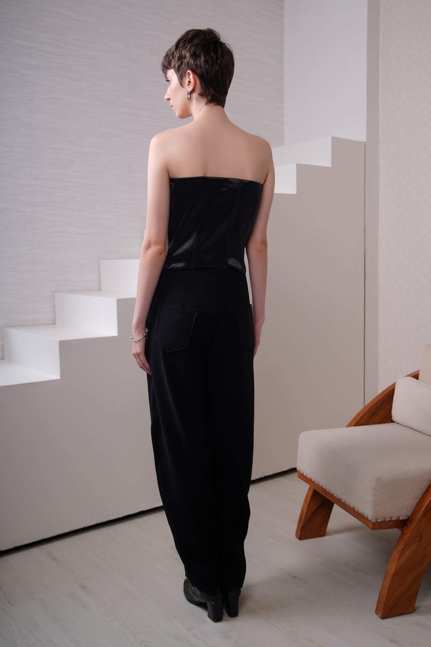 Noir Corset with Pants