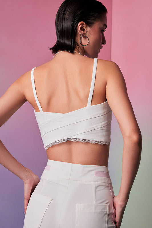 Mykonos Denim Bustier