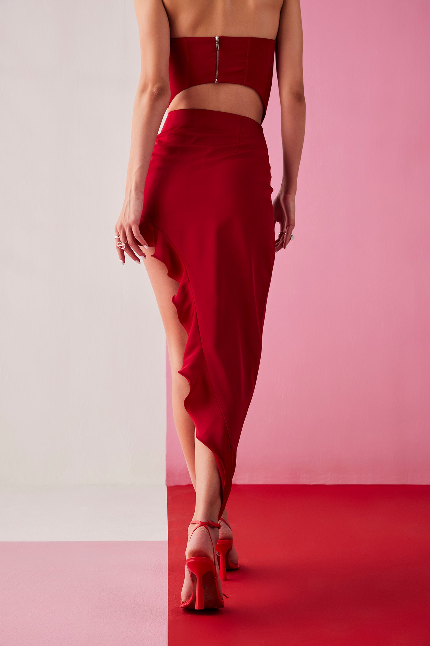 Paris Asymmetric Skirt