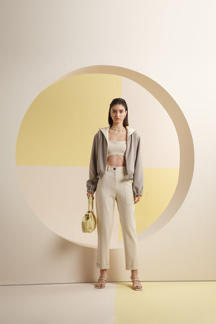 Ivory Tapered Pants