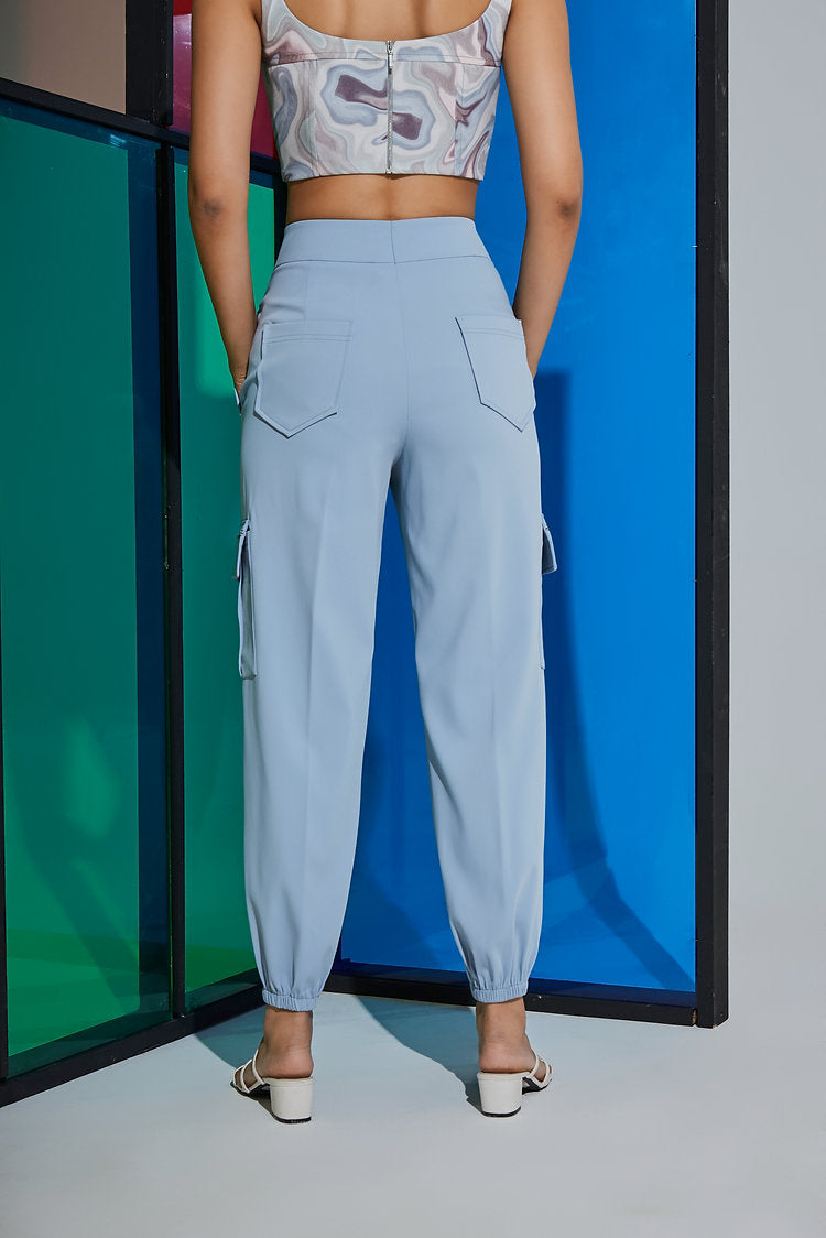Aqua Asymmetric Joggers