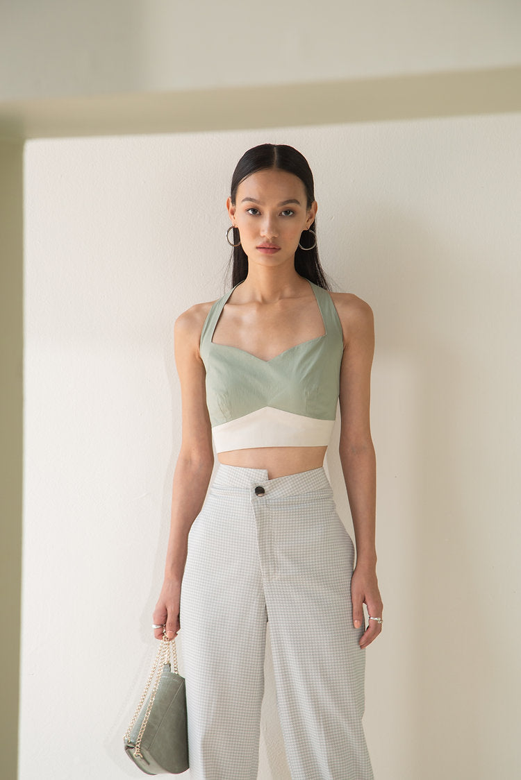 Sage Halter Bustier
