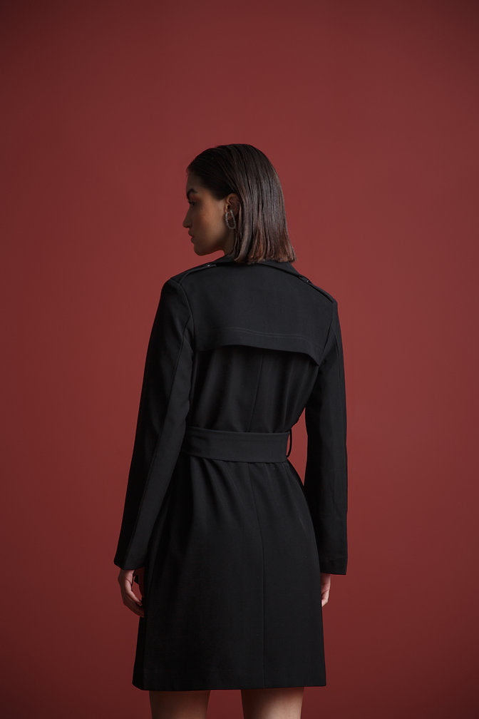 Midnight Trench Coat