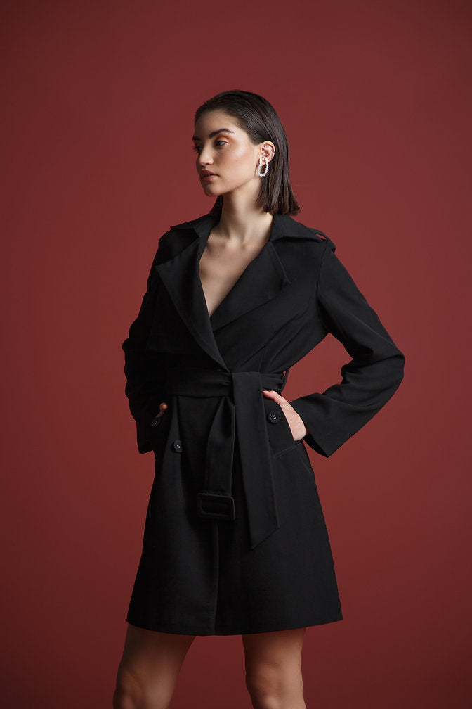 Midnight Trench Coat