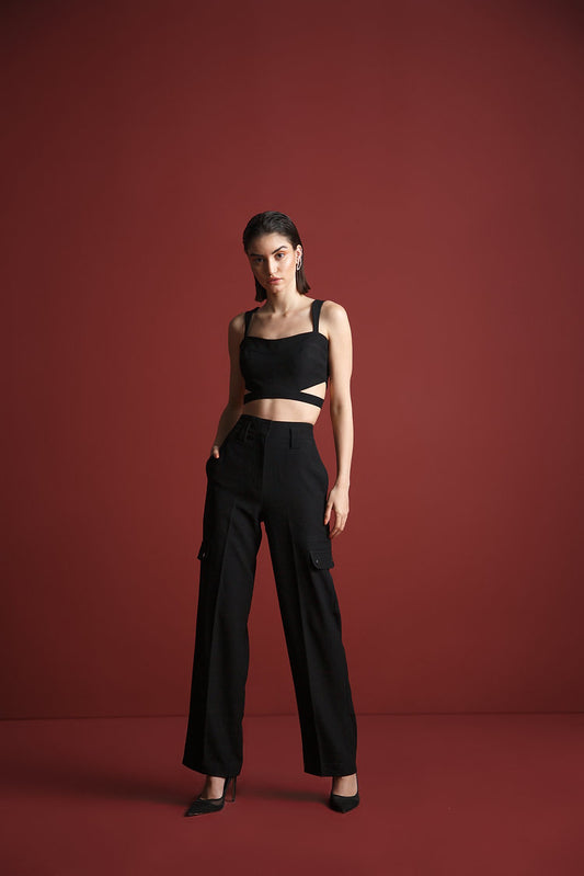 Midnight Cutout Bustier