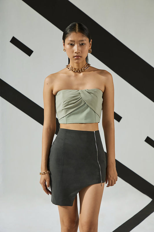 Jade Zipped Skirt