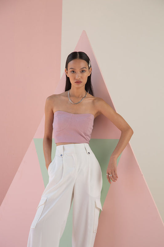 Rose Off Shoulder Bustier