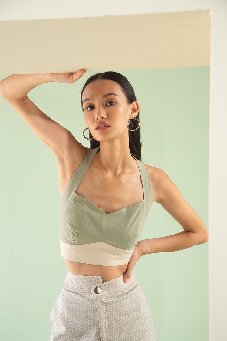 Sage Halter Bustier