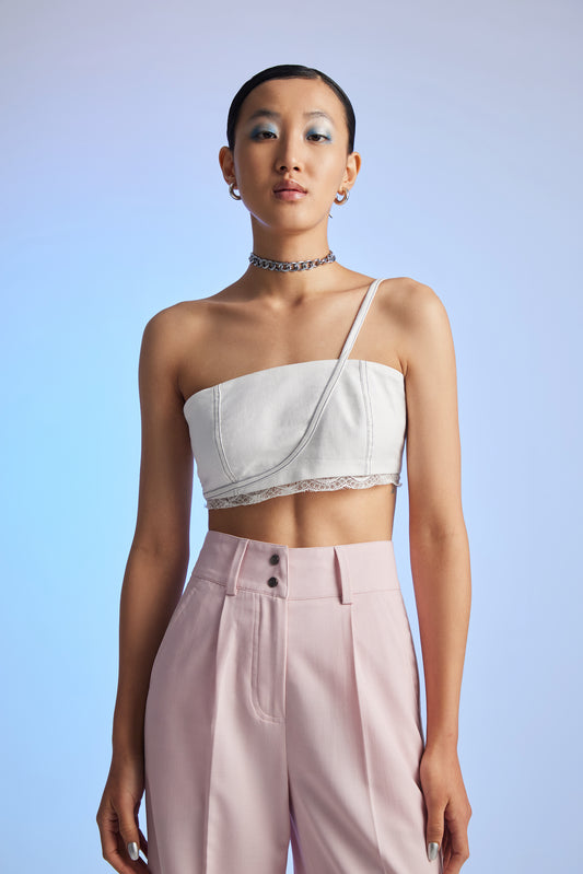 STELLA DENIM BUSTIER