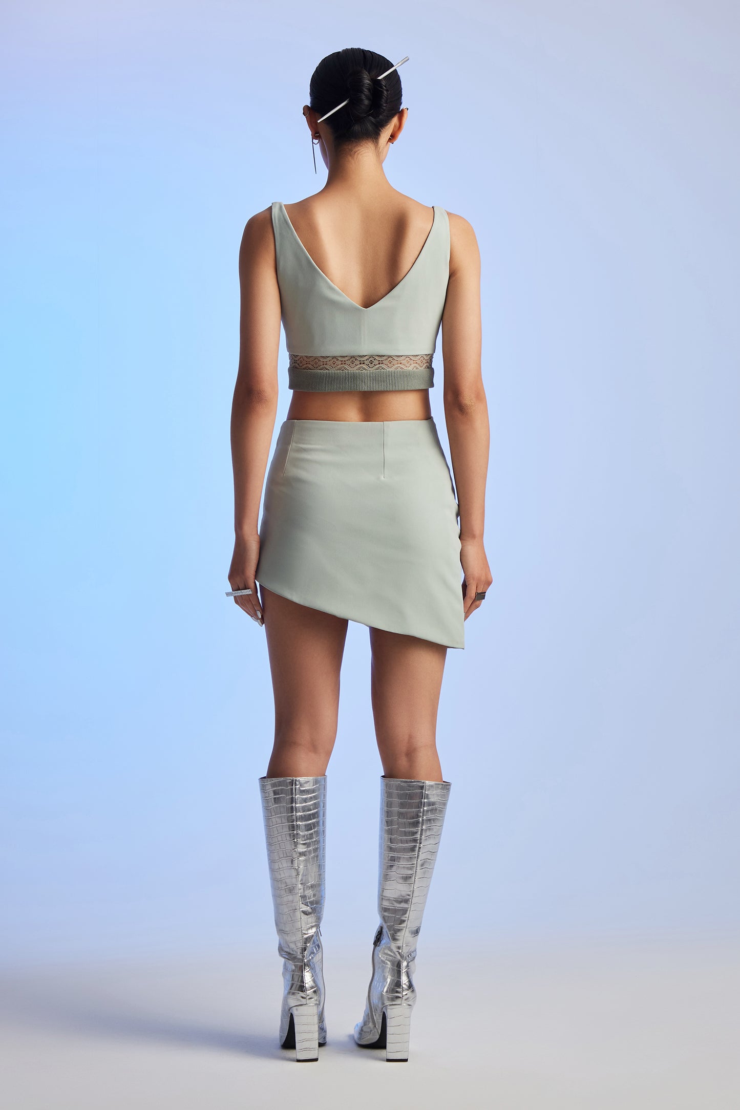 NOVA DRAPED SKIRT