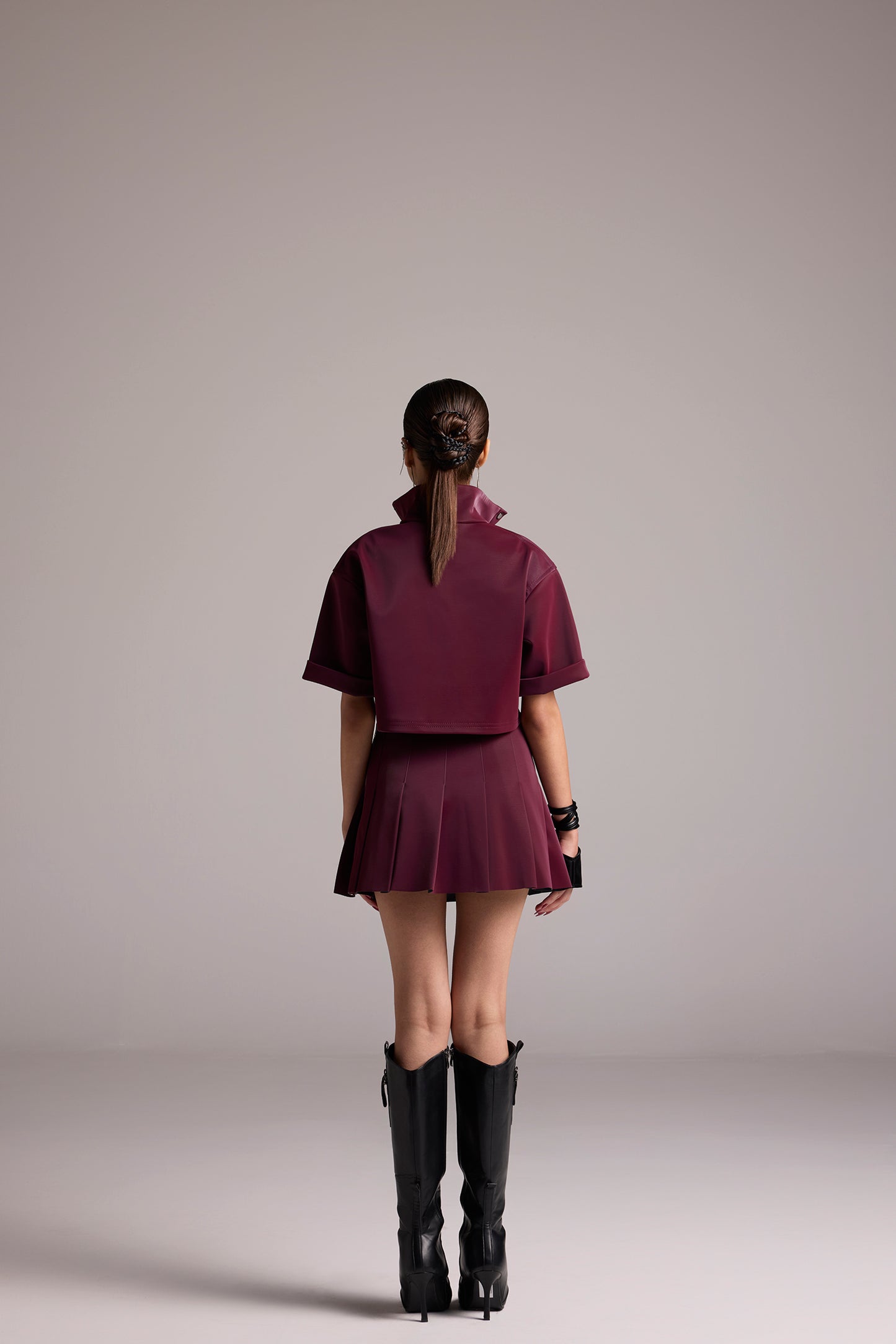 CHERRY CROP SHIRT