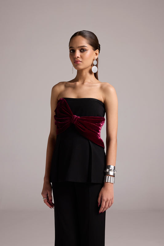 SIENNA BOW PEPLUM