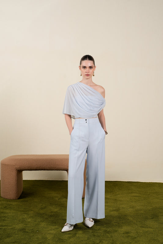 Powder Blue Flared pants