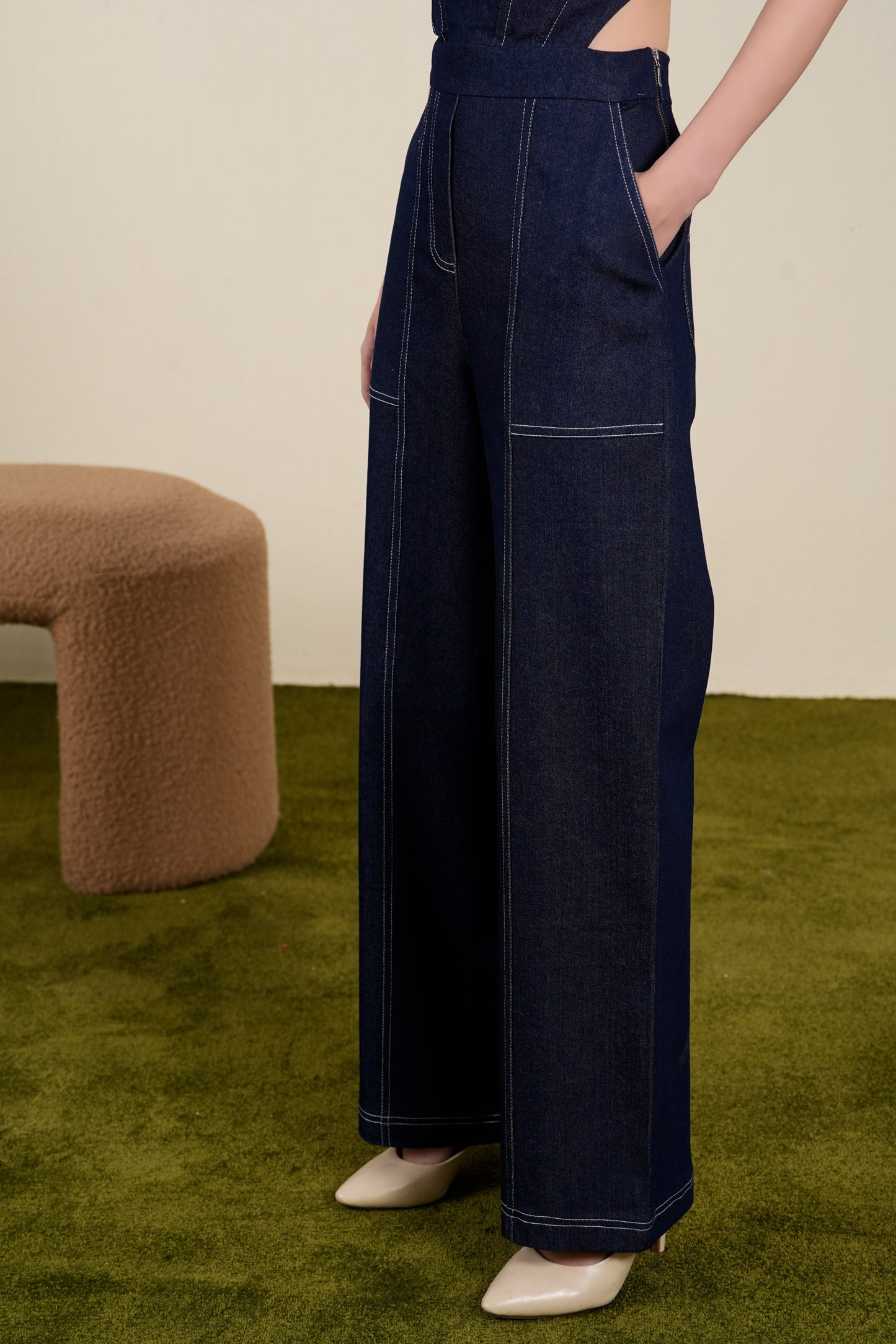 Indigo Denim Jumpsuit