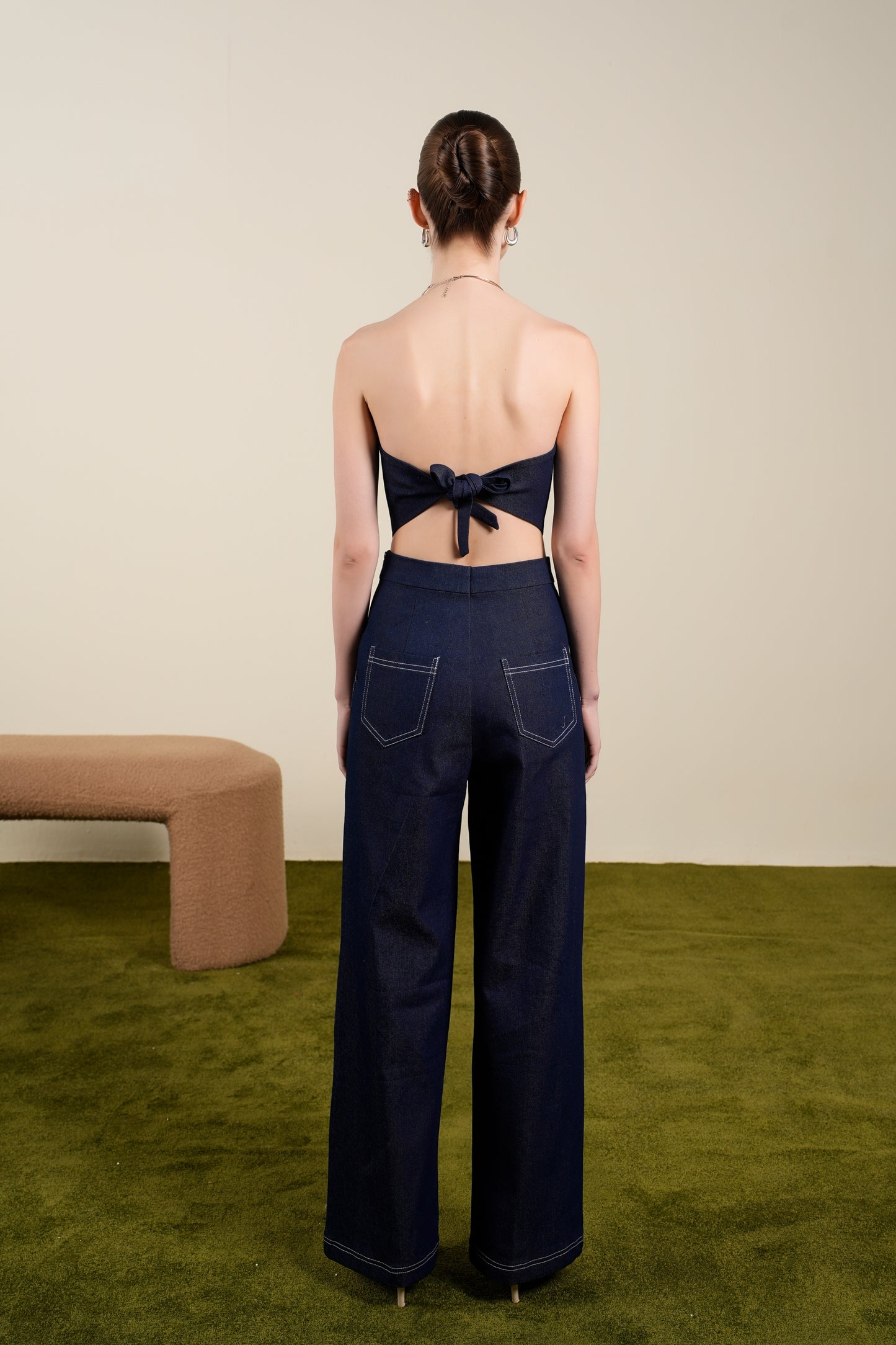 Indigo Denim Jumpsuit