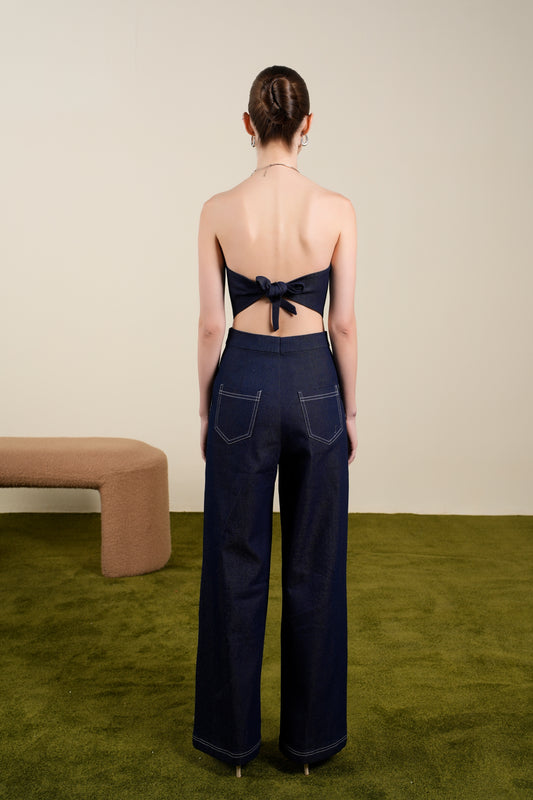 Indigo Denim Jumpsuit