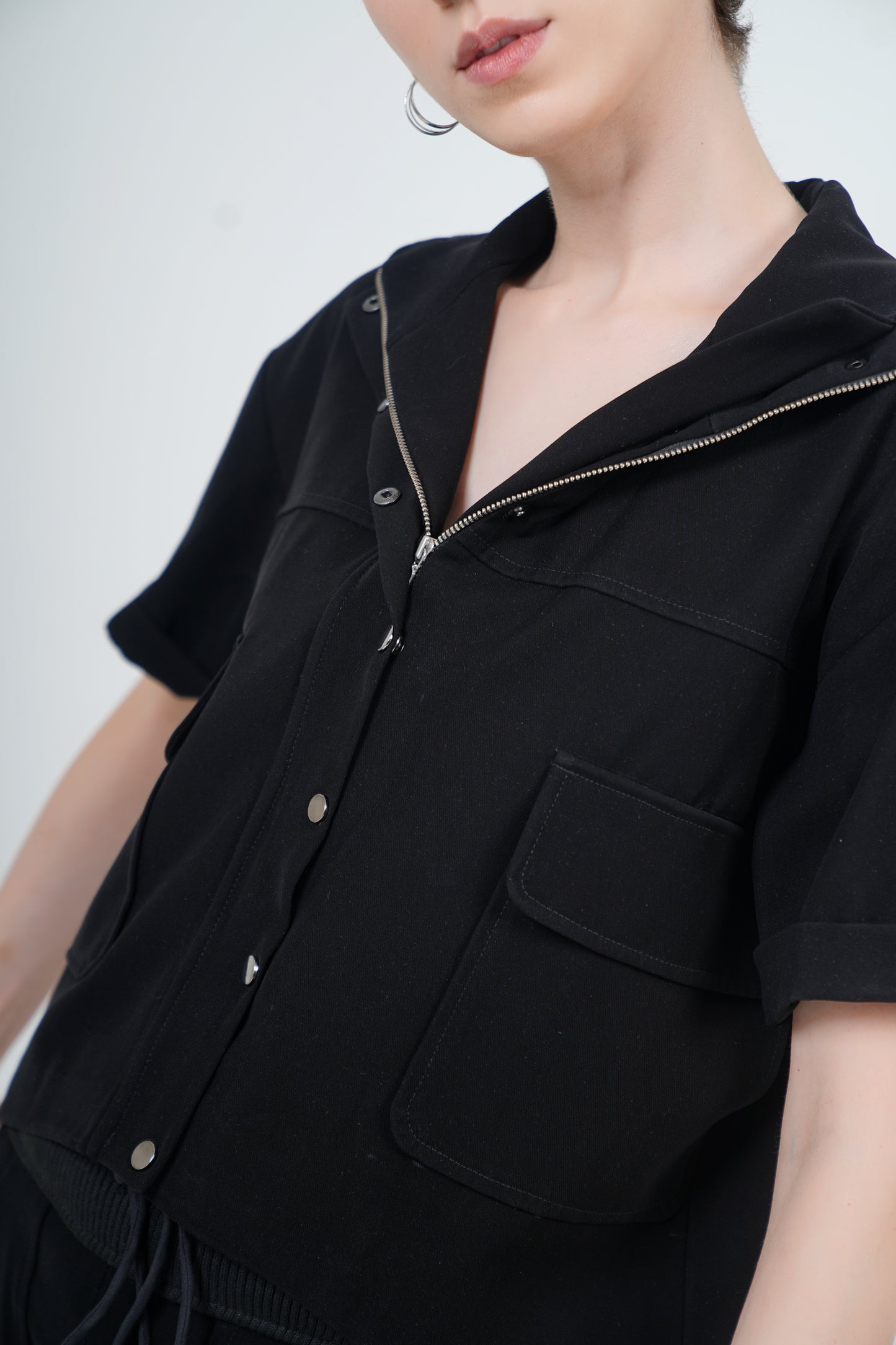 Noir Overshirt with Joggers