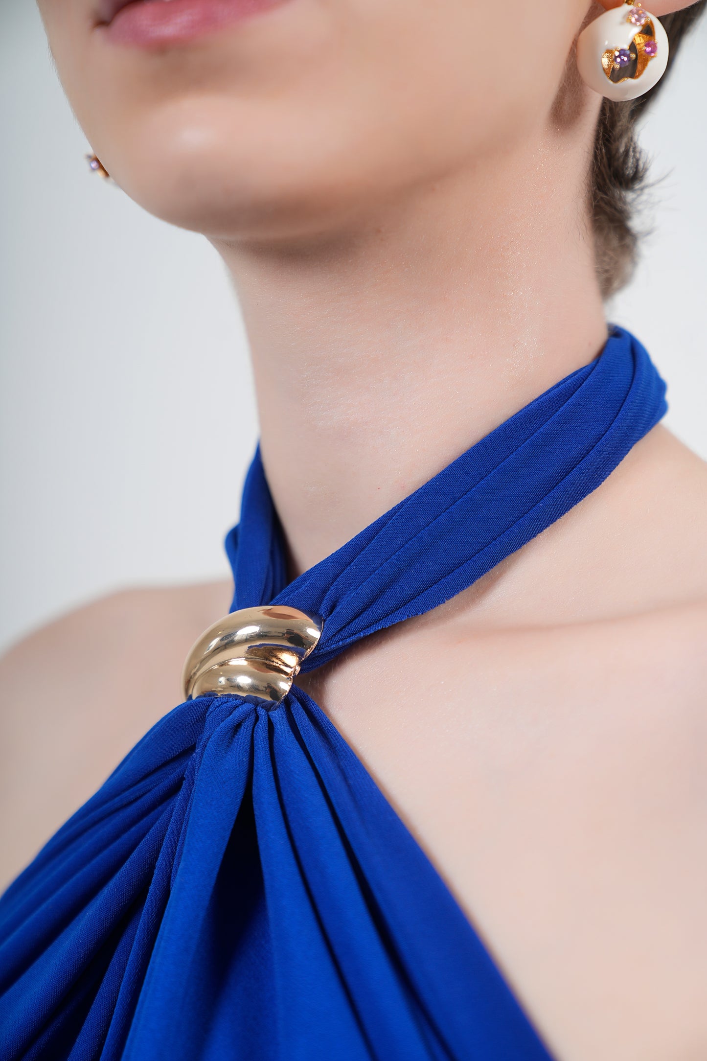 BLUEPRINT DRAPED TOP