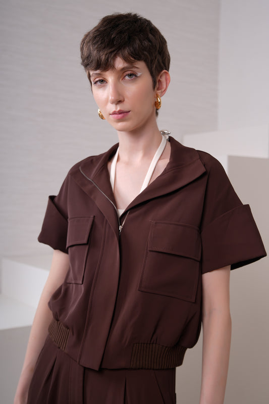 COCOA OVERSHIRT